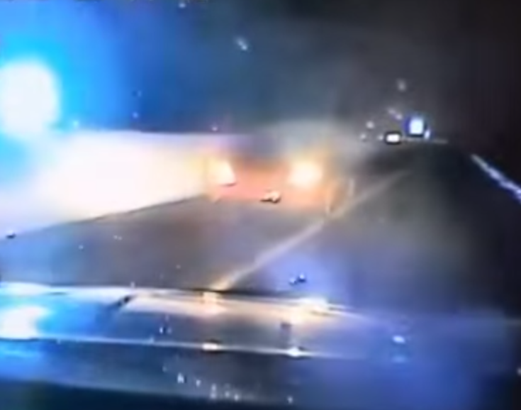VIDEO: Officer Slams Wrong-Way Driver