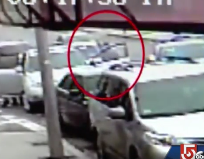 VIDEO: Boston Cop Shot in Face