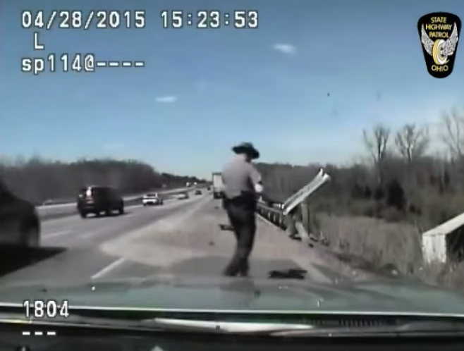 VIDEO: Trooper Saves Truck Driver