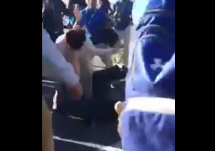 VIDEO: Student Fight Turns on Police