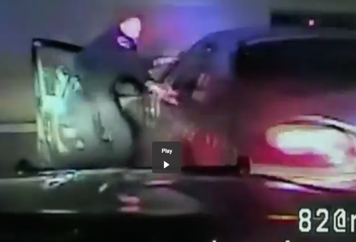 DASHCAM: Officer Slammed by Car