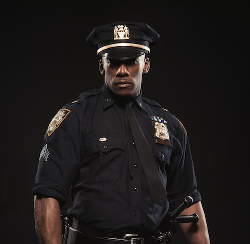 african american police officer