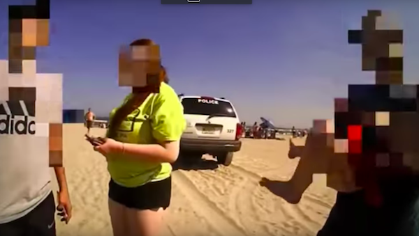 BODYCAM: Police & Witnesses After Beach Arrest