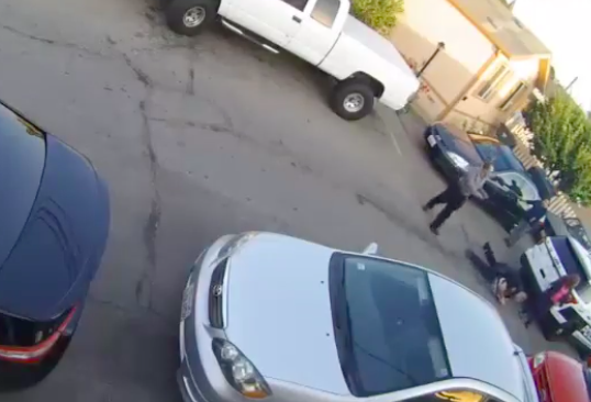 VIDEO: Officer Fights with Suspect for More than 2 minutes