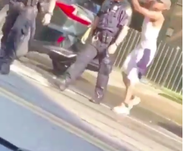VIDEO: NYPD Officers Doused in 2 Separate Incidents