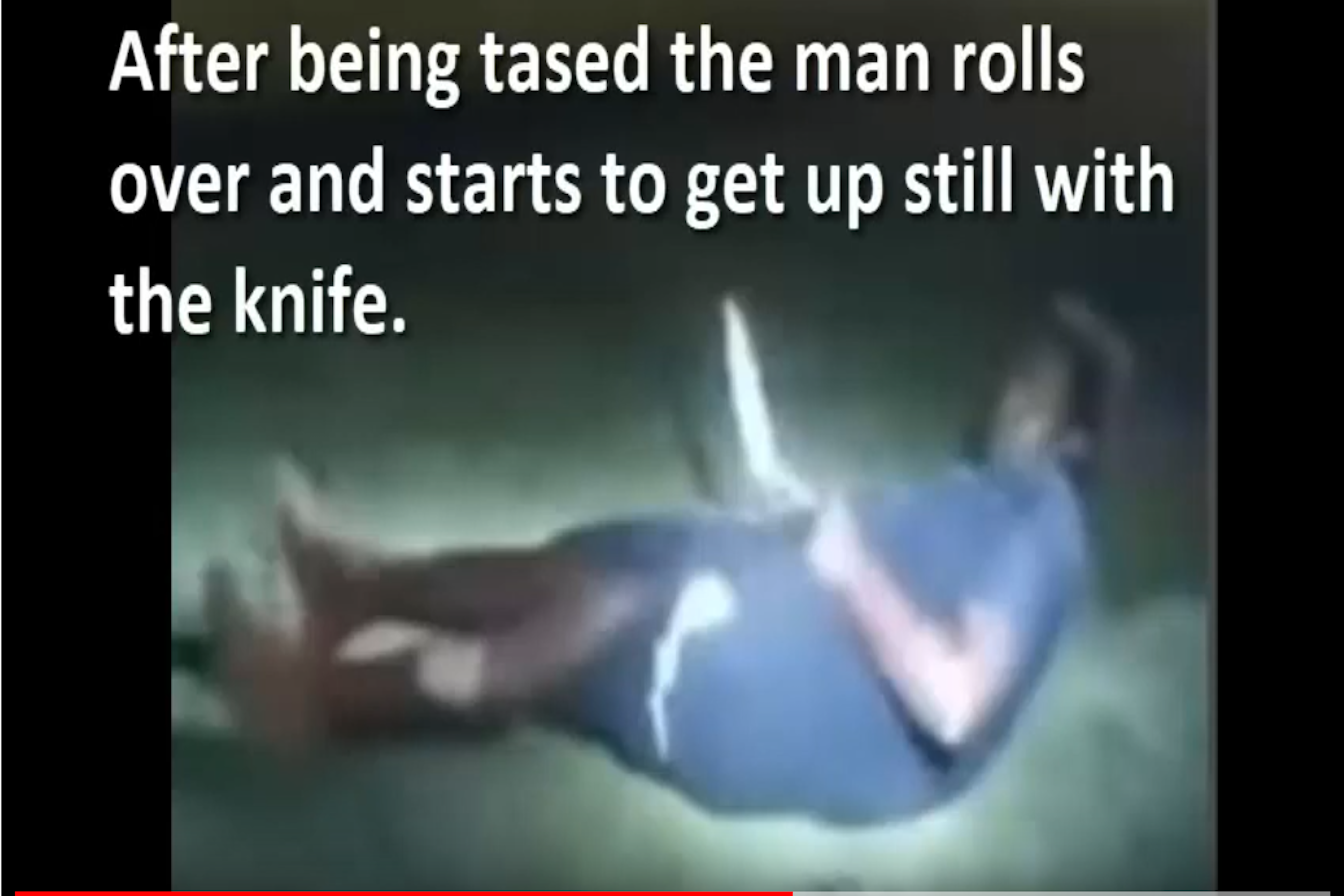 Knife Attack, Taser Deployment, Officer Stabbed