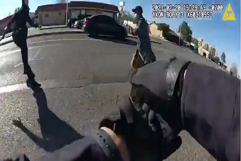 VIDEO: Lighting-Fast Knife Attack on Officer. Walking Away, Then Full Charge…in 1 Second!