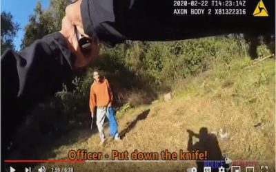 VIDEO: Suspect With a 12″ Butcher Knife Shot By FL Officer